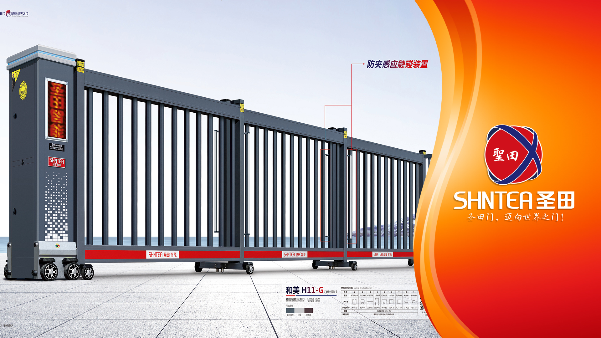 智能出入口，就選圣田門！