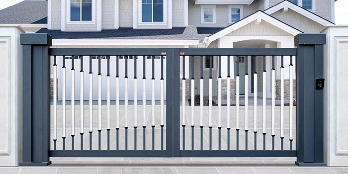 智能鋁合金電動雙開小門 SK-02GY